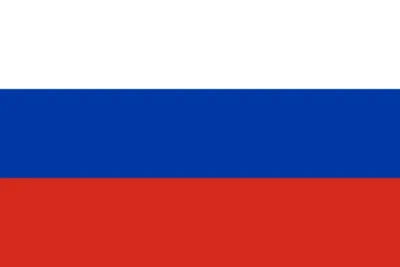 Флажок России на палочке